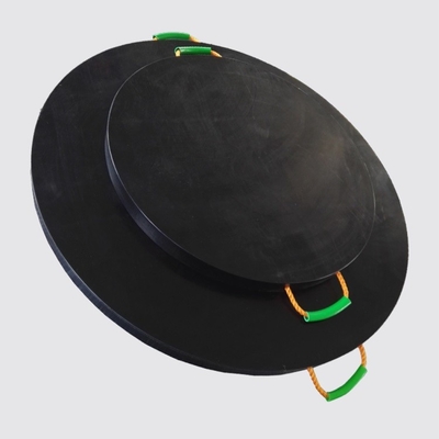 Pemasangan Plastik Outrigger Pads Crane Leg Support Mat
