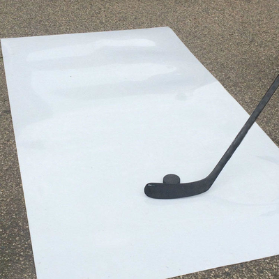 Papan Pelatihan Hoki Es Sintetis UHMWPE Pelumasan Mandiri Portabel 4x8 Kaki