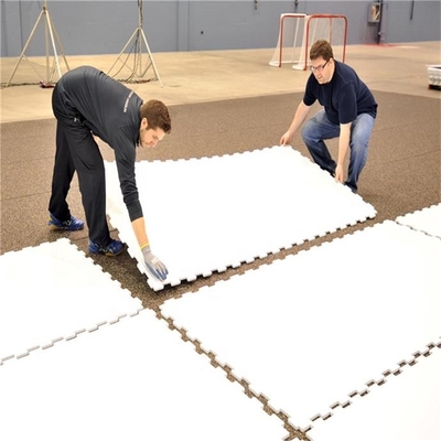 Bahan Polyethylene Portabel UHMWPE Ice Skating Rink Hockey Flooring Tiles