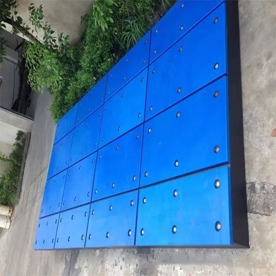 Blue Anti Tabrakan Plastik Boat Marine Fender Face Pad UHMWPE Dock Buffer Pad