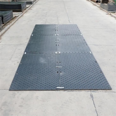 4x8ft Luar Komposit Plastice HDPE Road Plate Ground Protection Mats
