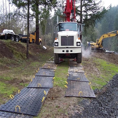 4x8ft Luar Komposit Plastice HDPE Road Plate Ground Protection Mats