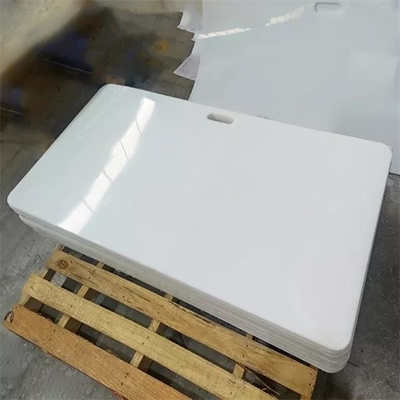 24 &quot;X48&quot; Papan Latihan Hoki Es Plastik Polietilen Kepadatan Tinggi Portabel