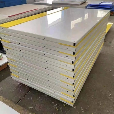 4x8 Kaki Portabel HDPE Plastik Ice Rink Barrier Hockey Shooting Rink Dasher Board