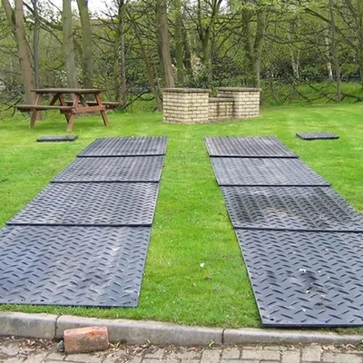 Disesuaikan HDPE Plastic Oil Field Truck Track Road Roadways Mat Untuk Ekskavator