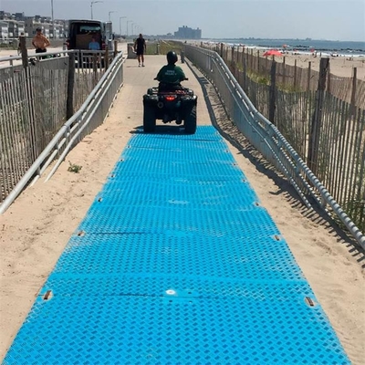2 * 4ft Plastik Perlindungan Tanah Sementara HDPE Track Construction Road Mats