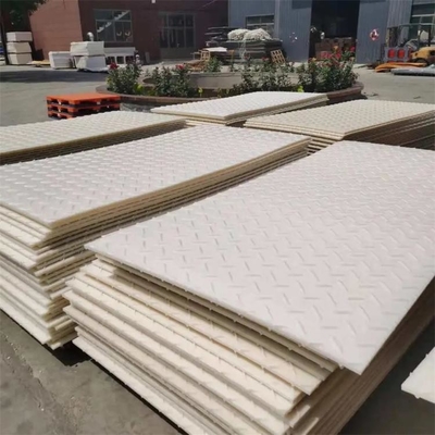 Perlindungan Tanah Sintetis Bog Mat Pelat Jalan Akses Truk Sementara HDPE