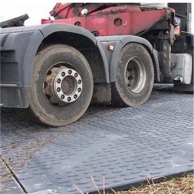 Komposit HDPE Construction Track Ground Protection Mats Untuk Jalan Akses Sementara