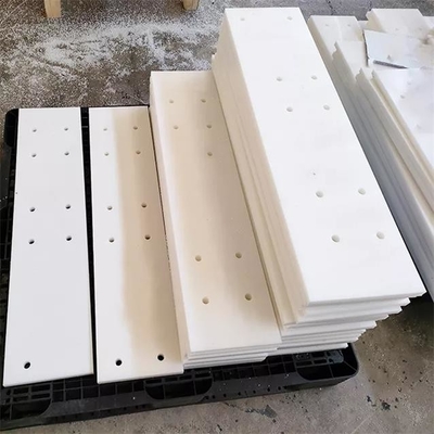 Lembar Liner UHMWPE Tahan Aus Putih Untuk Baja Silo Butir Silo Lining Board