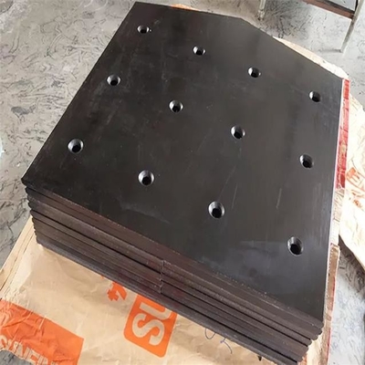 UHMWPE Coal Bunker Lining Sheet Lembar Polyethylene Hitam Non Stick Kustom