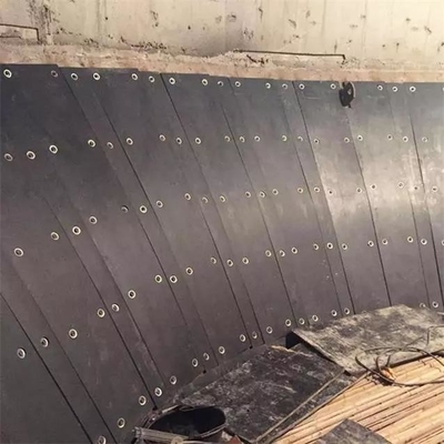 UHMWPE Coal Bunker Lining Sheet Lembar Polyethylene Hitam Non Stick Kustom
