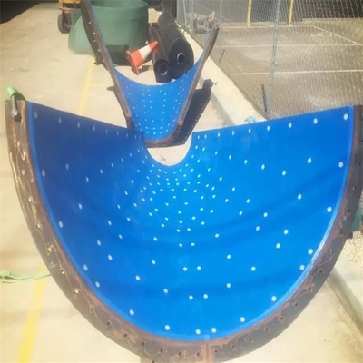 Tahan Aus Carriage Coal Bunker Silo Liner Polyethylene Berat Molekul Ultra Tinggi