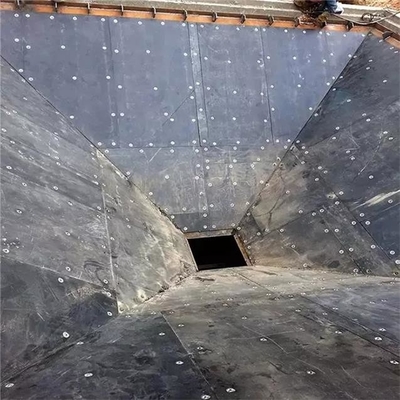 UHMWPE Coal Bunker Lining Sheet Lembar Polyethylene Hitam Non Stick Kustom