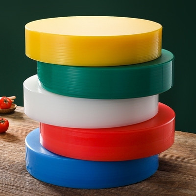 Round Carving Custom Personalized Kitchen HDPE Plastic Talenan Untuk Keju