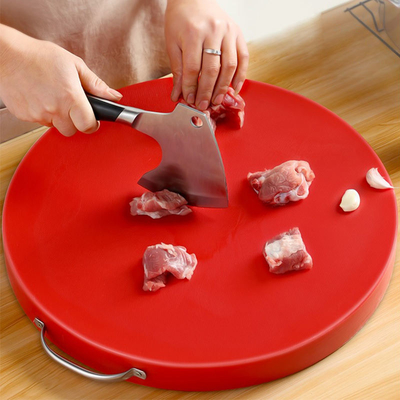 Alat Masak Dapur Rumah Tangga Kentalkan Plastik PE Round Cut Chopping Block