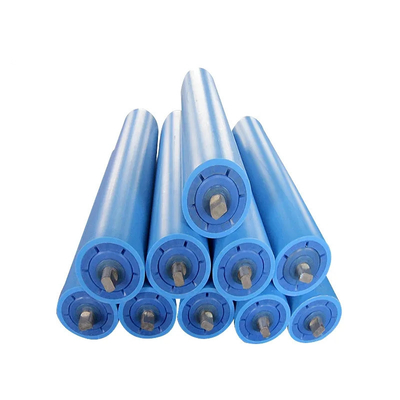 Rol Panduan Industri UHMWPE Plastic Belt Conveyor Idler Roller yang Dapat Disesuaikan