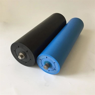 Anti Korosi UHMW PE Belt Conveyor Idler Roller Untuk Conveyor Carrier Roller