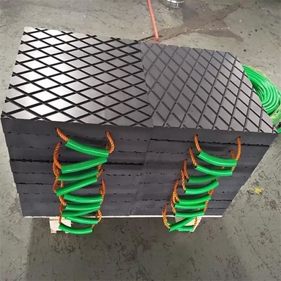Crane Mats HDPE Outrigger Pads Pad Distribusi Beban Plastik Polietilen