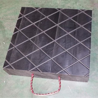 Crane Mats HDPE Outrigger Pads Pad Distribusi Beban Plastik Polietilen