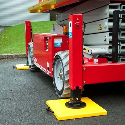 High Density Polyethylene Plastic Pump Crane Outrigger Pads HDPE Trailer Jack Plate