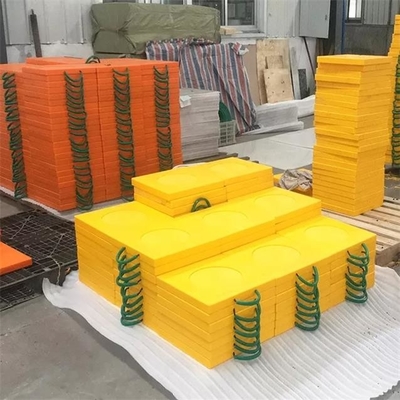 High Density Polyethylene Plastic Pump Crane Outrigger Pads HDPE Trailer Jack Plate