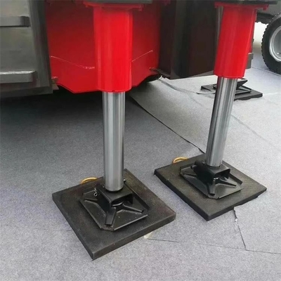 600 * 600mm Bantalan Outrigger Plastik Polietilen Anti Dampak Untuk Penopang Kaki Derek