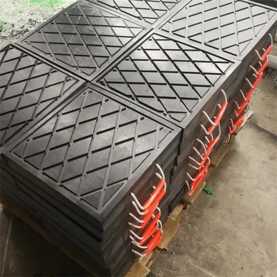 500x500mm HDPE Safety Outrigger Pad Area Stabilizer Bantalan Kaki Derek Bantalan Kaki