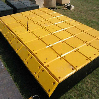 Ketahanan Korosi Tinggi HDPE Plastic Marine Boat Fender Panel Plat Pelampiasan