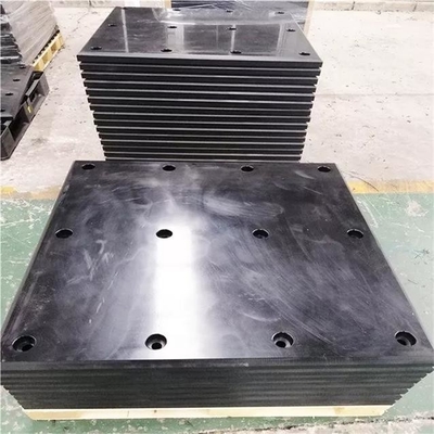 Pelindung Papan Veneer Fender Polietilena Hitam UHMWPE Dock Bumper Sliding Panel