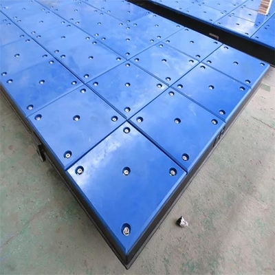 Waterproof Blue Plastic Marine Panel UHMWPE Dock Fender Pads Untuk Jetty Fender