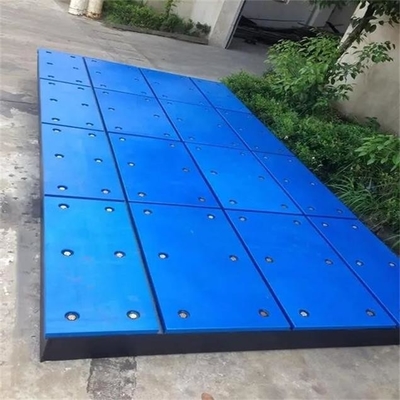 UHMWPE Plastic Board Port Fender Marine Bumper Pads Untuk Konstruksi Pelabuhan