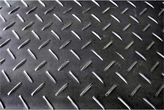 Hdpe Uhmwpe 12.7mm Plastik Perlindungan tanah Mats Sheet Untuk jalan sementara