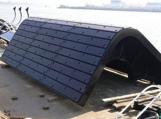 Sampel gratis dari lempeng perlindungan perahu dermaga UHMWPE Fender Panel PE Marine Pad