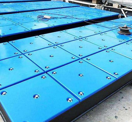 Sampel gratis dari lempeng perlindungan perahu dermaga UHMWPE Fender Panel PE Marine Pad